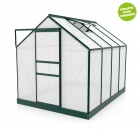 SET Vitavia Gewächshaus Venus 5000 195x257cm 4mm HKP smaragd + Fundamentsrahmen