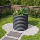 Vitavia Hochbeet 858 Vita Rund Ø 82cm Höhe 86cm Zincalume® granit