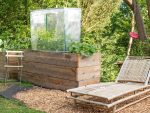Vitavia Hochbeetabdeckung eckig S - BxTxH 88x55x105cm