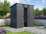 Pergart Metall Gerätehaus Leipzig II 64 BxTxH 174x110x174cm 1,59m² anthrazit