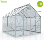 SET Vitavia Gewächshaus Meridian 2 6700 257x258 ESG eloxiert + Fundamentsrahmen