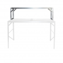 Vitavia Alu-Tischaufsatz 121x28x39cm eloxiert (ohne Tisch)