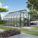 Vitavia Gewächshaus Diana 11500 4mm HKP BxTxH 264x445x255cm 11,5m² Alu smaragd